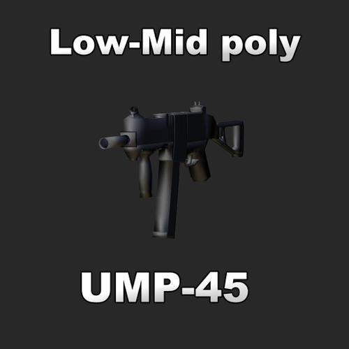 UMP-45 (My first actual model) preview image